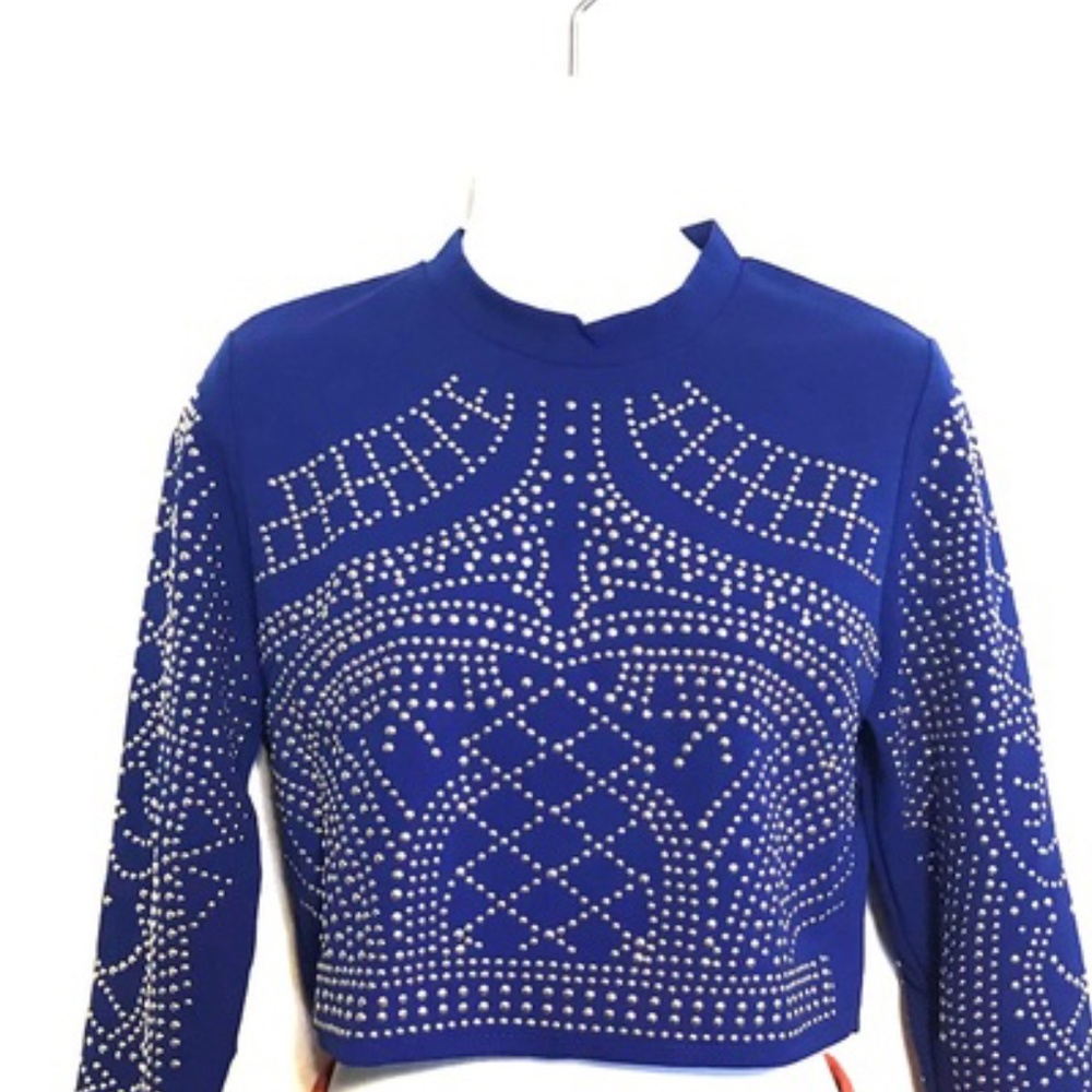 NWT Love J Long Sleeve Crop Top